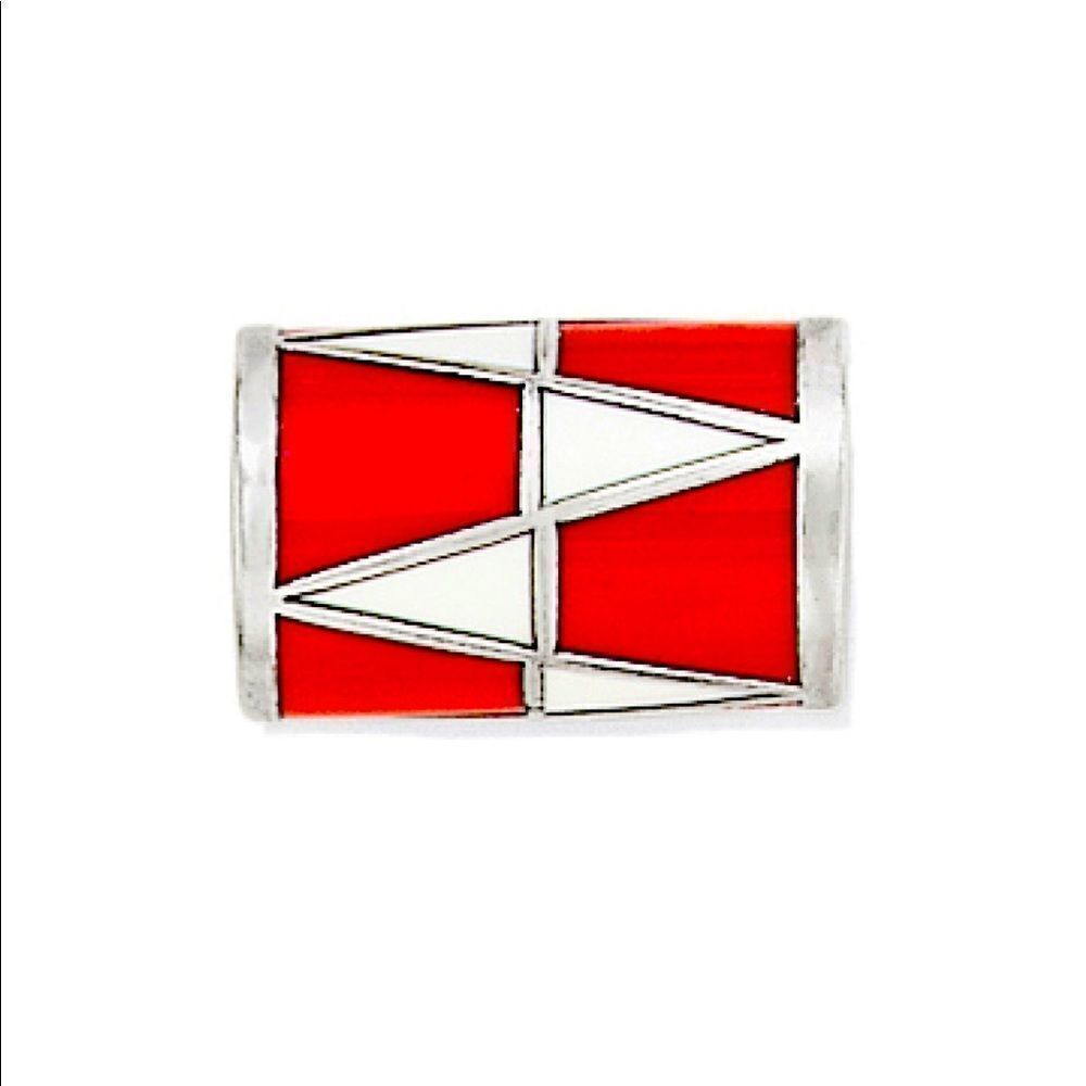 Brighton Zig Zag Bead Red & White NWT